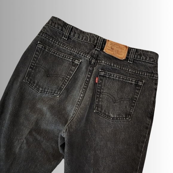 Vintage x 80s “made in Canada” 531 Levi High Waist Black Jean - Picture 3 of 10